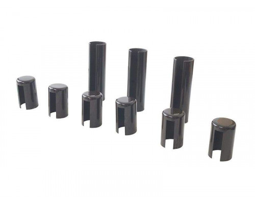 Накладка декоративная для врезных петель, пластик, цвет коричневый 1 ком.