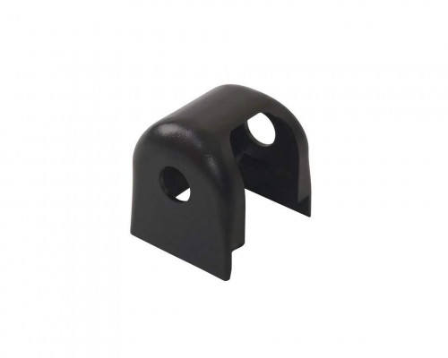 Накладка декоративная нижней петли на раме короткая RAL9005 черный 1 шт.