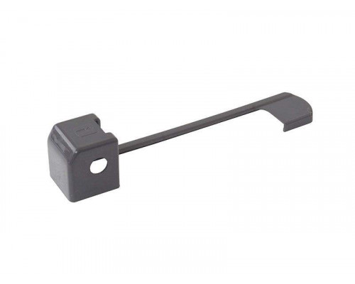 Накладка декоративная нижней петли на раме левая Internika, дерево, серо-коричневая 1 шт.