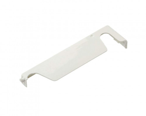 Накладка декоративная нижней петли на раме левая белая (скрытая)