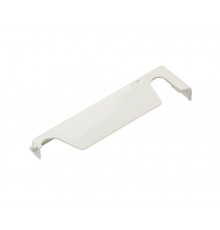 Накладка декоративная нижней петли на раме левая белая (скрытая)