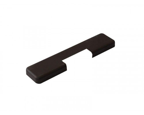 Накладка декоративная среднего прижима на створке, коричневая