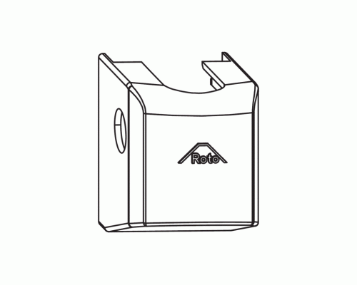 Накладка декор. P тем. бронза R05.3 нижняя рамная малая NX