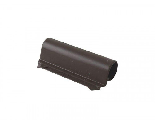 Накладка декоративная верхней петли на створке, коричневая 1 шт.