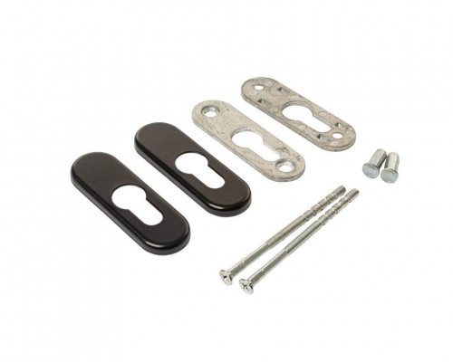 Накладка на профильный цилиндр для гарнитура INT75072.02/INT75072.12, черный (RAL9005)