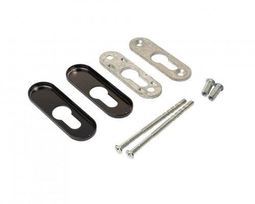 Накладка на профильный цилиндр для гарнитура INT75072.02/INT75072.12, черный (RAL9005)