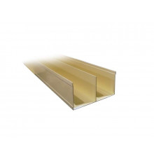 Направляющая верхняя, алюминий, L=5800 мм, золото. 1 шт.