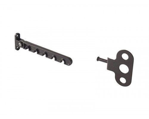 Ограничитель открывания металлический, коричневый 1 шт.