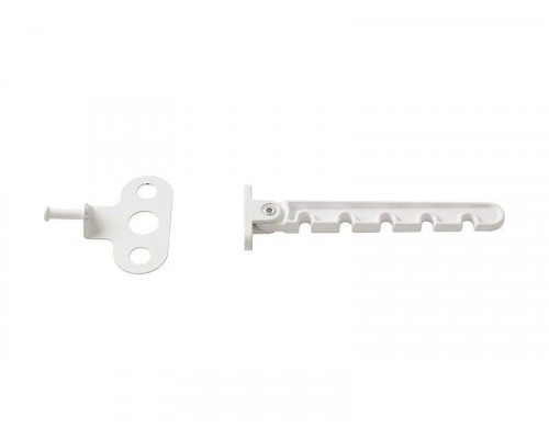 Ограничитель открывания металлический, белый 1 шт.