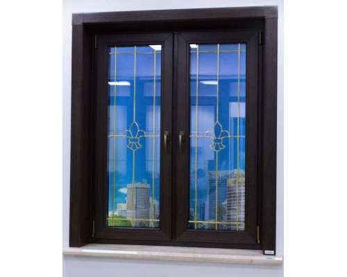Панель откоса Qunell 300мм ТЕМНЫЙ ДУБ (Renolit 2052-089) 6,0 м 6 м
