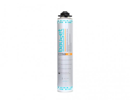 Пена монтажная профессиональная Bauset 65+ Quality всесезонная 1 шт.