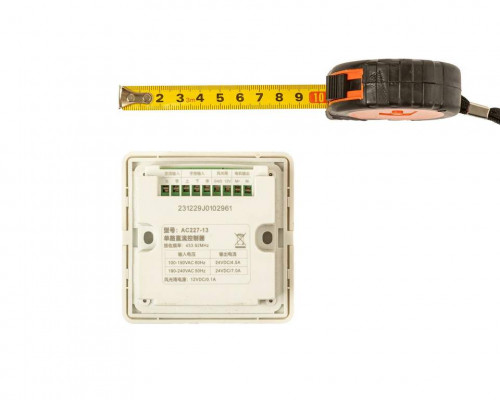 Переключатель для управления оконными приводами, с радиомодулем, блок AC227-13 220В / 24В, 7А, белый