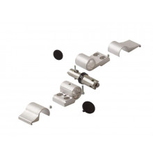 Петля DOMINA HP NEW дверная Giesse 2-х секционная, без крепления, межосевое 62.5, неокрашенная, 05160005V 1 шт.