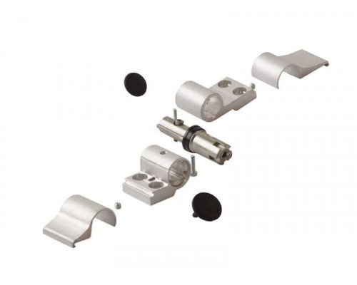 Петля DOMINA HP NEW дверная Giesse 2-х секционная, без крепления, межосевое 62.5, неокрашенная, 05160005V 1 шт.