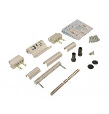 Петля Dr.Hahn KT-RV 3-х секц. в фурнитурный паз, серебро EV1