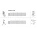 Петля Firmax Advanced PLUS для угловых дверей 30° Anyway Click-On, Soft-Close, угол открывания 110°, 48мм, шуруп