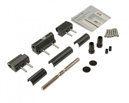 Петля Maxbar KT-RN 3-х секц. 16.5-26 мм, антрацит RAL7016