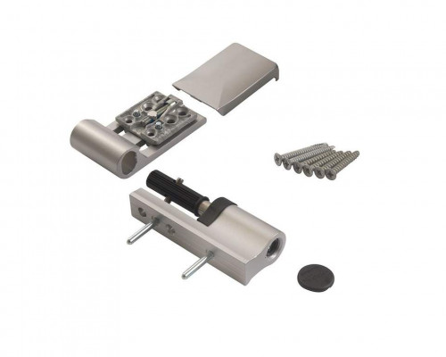 Петля Maxbar KT-V наплав 15-20мм, Серебристый матовый 1 шт.