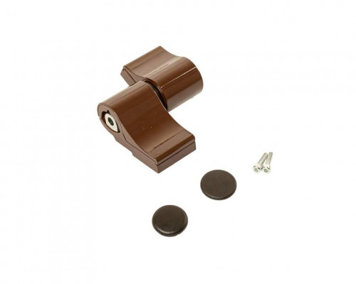 Петля Palermo, 2-х секц., втулочная, м/о 62, без крепл., корич. RAL8017