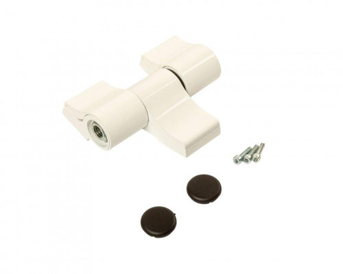 Петля Palermo, 3-х секц., втулочная, м/о 62, без крепл., белый RAL9016