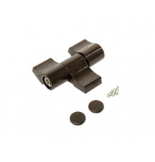 Петля Palermo, 3-х секц., втулочная, м/о 62, без крепл., черн. RAL9005