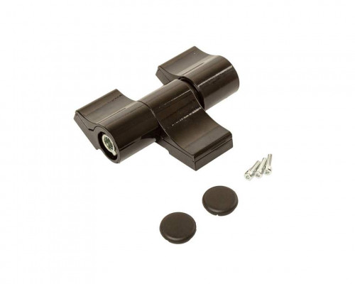 Петля Palermo, 3-х секц., втулочная, м/о 62, без крепл., черн. RAL9005