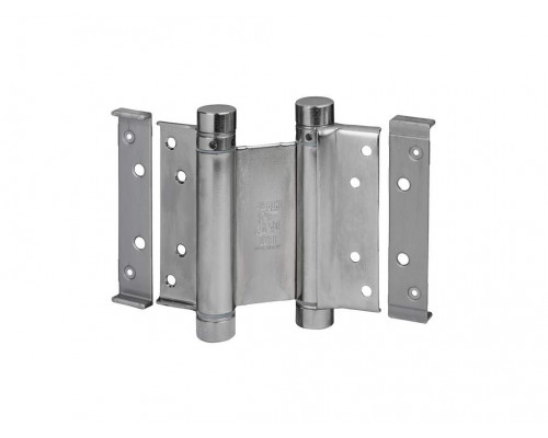 Петля барная 100 мм для деревянных дверей до 34 кг., хромированная сталь (2 петли в комплекте) 1 пар