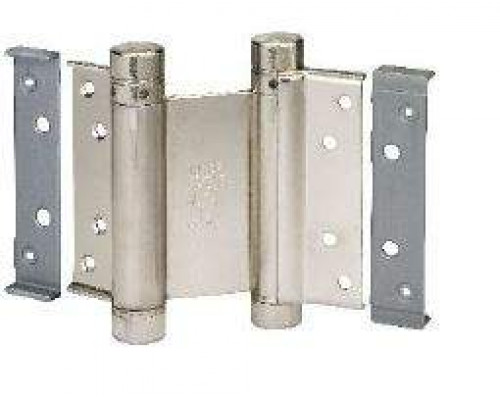 Петля барная 150 мм. для деревянных дверей до 63 кг., никелированная сталь (2 петли в комплекте) 1 пар