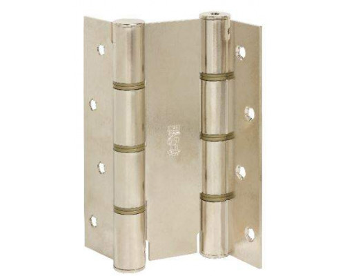 Петля барная 175 мм, для деревянных дверей шириной 37-50 мм, весом до 43 кг, сталь, цвет никель (2 петли в комплекте) 1 пар