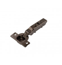 Петля для накладных дверей Alphalux Titan Clip-On, Soft-Close, угол открывания 100°, 48мм, чашка 35 мм, титан