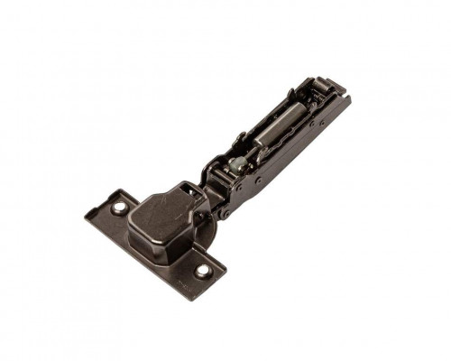 Петля для накладных дверей Alphalux Titan Clip-On, Soft-Close, угол открывания 100°, 48мм, чашка 35 мм, титан Петля для накладных дверей Alphalux Titan Clip-On, Soft-Close, угол открывания 100°, 48мм, чашка 35 мм, титан