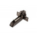 Петля для накладных дверей Alphalux Titan Clip-On, Soft-Close, угол открывания 100°, 48мм, чашка 35 мм, титан