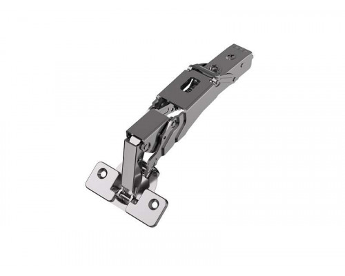 Петля для накладных дверей Alphalux Titan Clip-On, Soft-Close, угол открывания 155°, 48мм, чашка 35 мм, титан Петля для накладных дверей Alphalux Titan Clip-On, Soft-Close, угол открывания 155°, 48мм, чашка 35 мм, титан