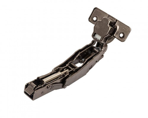 Петля для накладных дверей Alphalux Titan Clip-On, Soft-Close, угол открывания 155°, 48мм, чашка 35 мм, титан