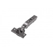 Петля для накладных дверей Alphalux Titan Clip-On, без пружины, угол открывания 100°, 48мм, чашка 35 мм, титан