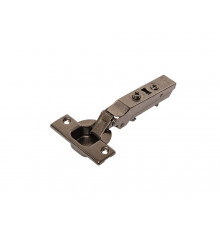 Петля для накладных дверей Alphalux Titan Clip-On, без пружины, угол открывания 100°, 48мм, чашка 35 мм, титан