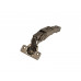 Петля для накладных дверей Firmax Smartline, Clip On BLACK,Soft-Close,угол открывания 155°, 48мм, 35 мм чашка