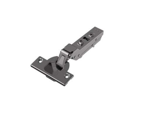 Петля для смежных дверей Alphalux Titan Clip-On, без пружины, угол открывания 100°, 48мм, чашка 35 мм, титан