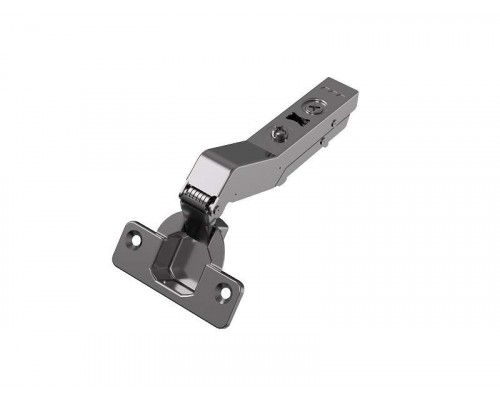 Петля для угловых дверей +45° Alphalux Titan Clip-On, Soft-Close, угол открывания 100°, 48мм, чашка 35 мм, титан