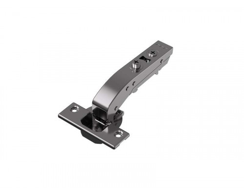 Петля для угловых дверей +90° Alphalux Titan Clip-On, без пружины, угол открывания 100°, 48мм, чашка 35 мм, титан Петля для угловых дверей +90° Alphalux Titan Clip-On, без пружины, угол открывания 100°, 48мм, чашка 35 мм, титан