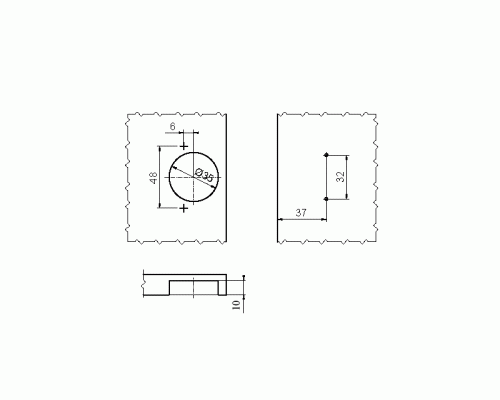 Петля для вкладных дверей Firmax Click-on Soft-Close, угол открывания 100°, 48мм 1 шт. Петля для вкладных дверей Firmax Click-on Soft-Close, угол открывания 100°, 48мм 1 шт.