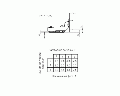 Петля для вкладных дверей Firmax Click-on без доводчика, угол открывания 100°, 48мм 1 шт. Петля для вкладных дверей Firmax Click-on без доводчика, угол открывания 100°, 48мм 1 шт.