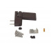 Петля дверная Roto Solid 150 P (110 кг), 17-20,5 мм RAL 8077, Коричневый 1 шт.