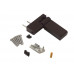 Петля дверная Roto Solid 150 P (110 кг), 17-20,5 мм RAL 8077, Коричневый 1 шт.