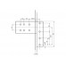 Петля дверная Roto Solid 150 P (110 кг), 17-20,5 мм RAL 9016 E, Белый 1 шт.