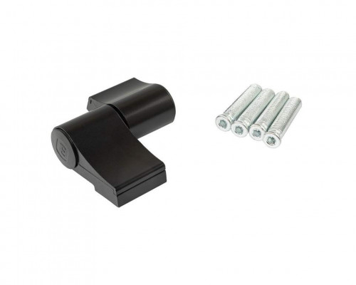 Петля двер. подшип. ELEMENTIS new, 2-х секционная, м/о 67, креп. на тепл. профиль, черн. мат. RAL9005S 1 шт.