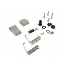 Петля двер. втулочн. ELEMENTIS, 2-х секционная, м/о 63, креп. на хол. профиль, серебр. RAL9006