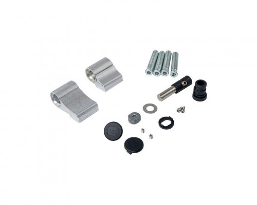 Петля двер. втулочн. ELEMENTIS, 2-х секционная, м/о 63, креп. на тепл. профиль, неокрашенная 1 шт.