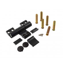 Петля двер. втулочн. ELEMENTIS, 3-х секционная, м/о 63, креп. на тепл. профиль, антрацит 7016