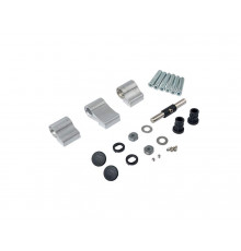 Петля двер. втулочн. ELEMENTIS, 3-х секционная, м/о 63, креп. на тепл. профиль, неокрашенная 1 шт.